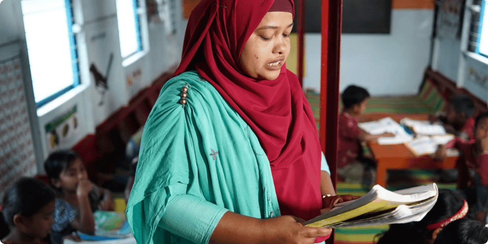 READ Foundation school in a boat program